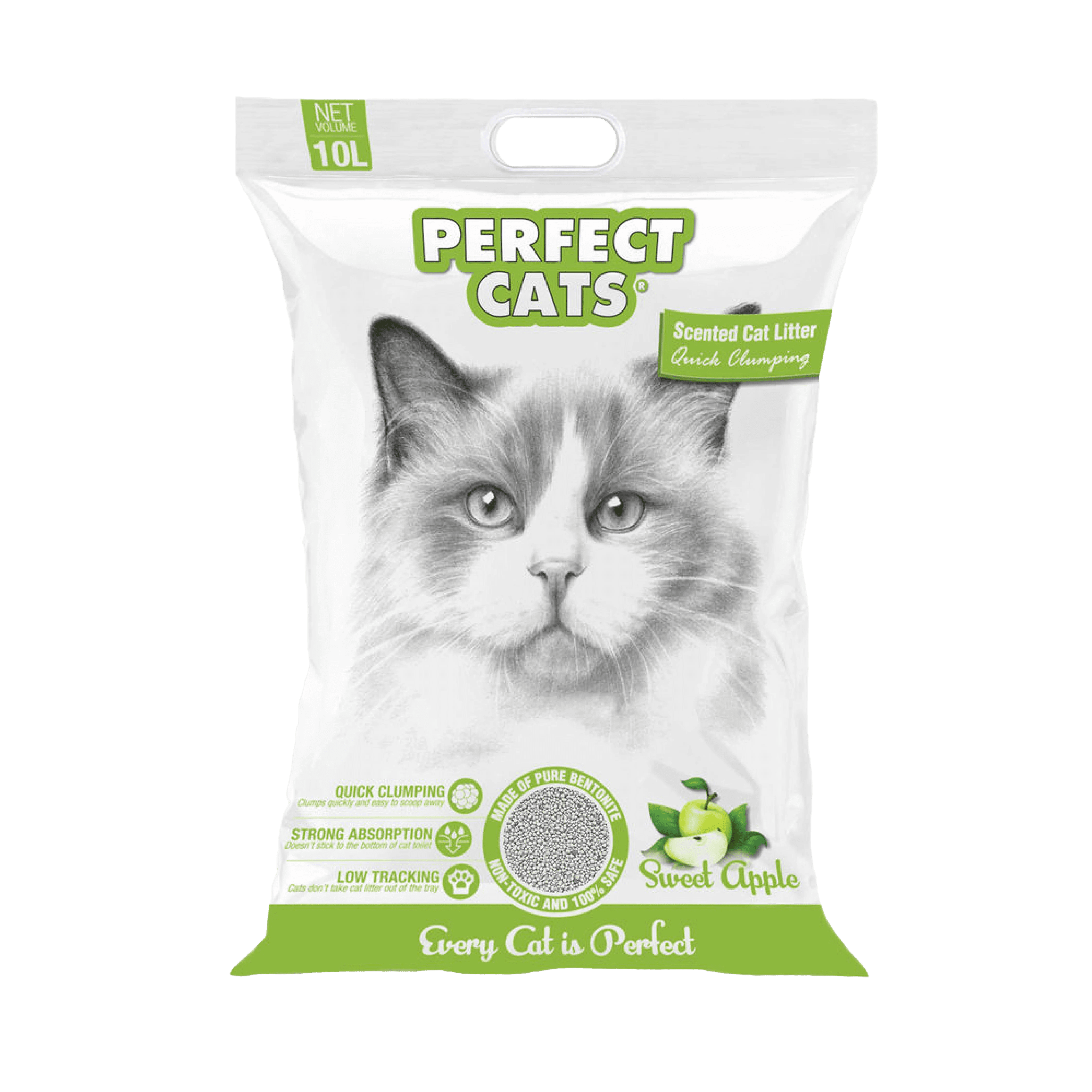 Perfect Cat Bentonita 10LT 8KG 1 Perfect Cat Bentonita 10LT 8KG